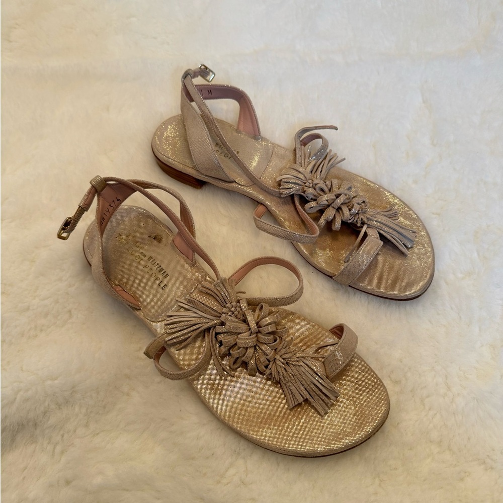 Stuart Weitzman Tassel Sandals - size 7.5